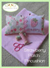 Strawberry Patch Pincushion - Single Card